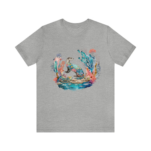 Oceanic Dreams - Short Sleeve Tee Athletic Heather